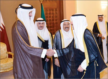 الأمير بحث مع تميم بن حمد دعم العمل الخليجي المشترك