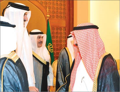 الأمير بحث مع تميم بن حمد دعم العمل الخليجي المشترك