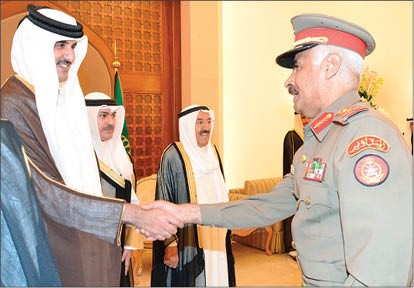 الأمير بحث مع تميم بن حمد دعم العمل الخليجي المشترك