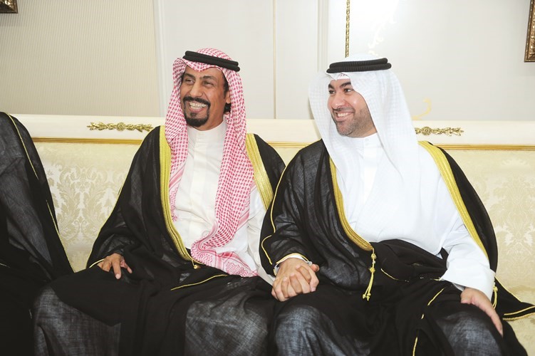 السفير الشيخ علي الخالد والشيخ مبارك سالم العلي﻿
