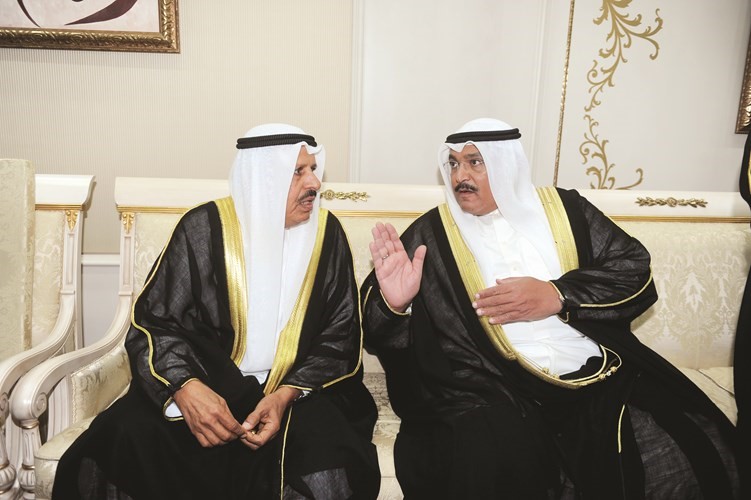 الشيخ دعيج الخليفة والشيخ فهد السعد﻿