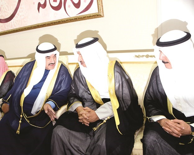 سمو الشيخ جابر المبارك والشيخ محمد الخالد يهنئان		(هاني الشمري)﻿