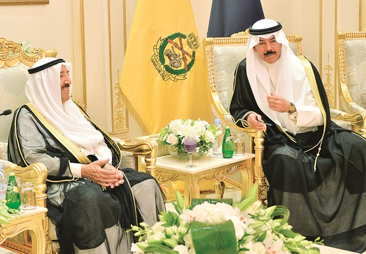 حديث بين صاحب السمو والشيخ محمد الخالد﻿