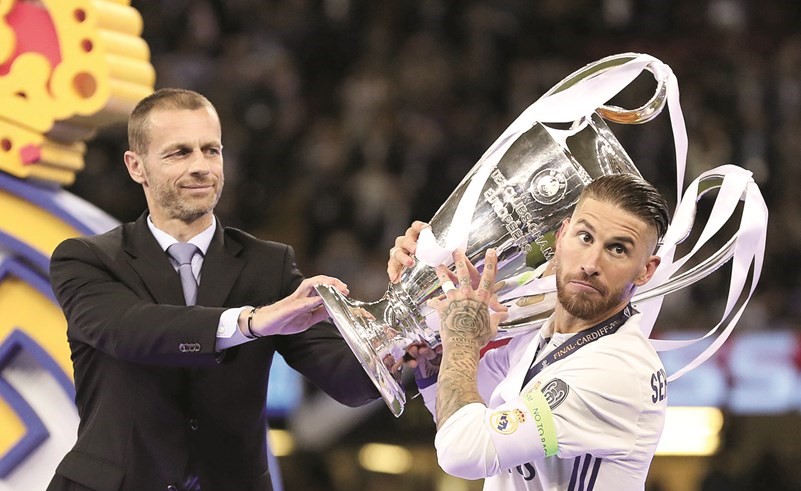 تستاهل يا قائد ريال مدريد	(أ.پ)﻿