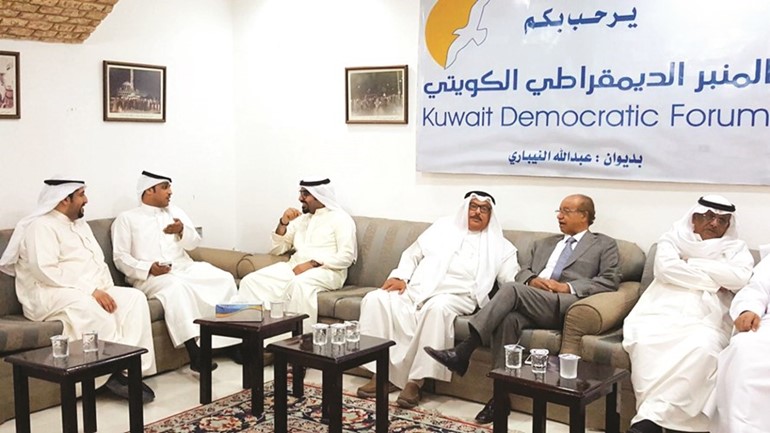 جانب من استقبال المنبر الديموقراطي﻿