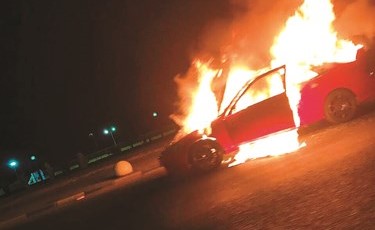 النيران قبل إخمادها﻿