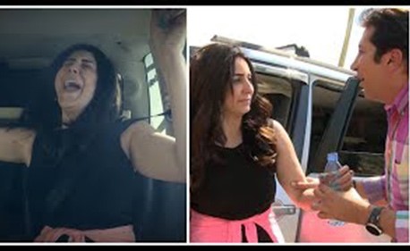 بالفيديو.. فنانة عربية تصرخ وتنهار من البكاء على الهواء وتتمنى تعرض شقيقتها لنفس الموقف !