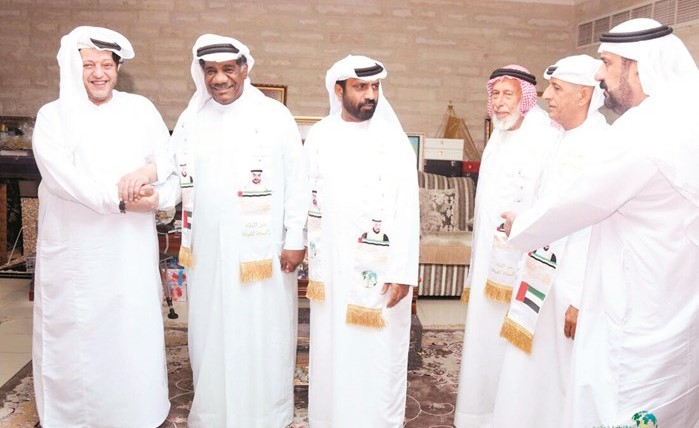 الشيخ سعيد بن طحنون وسعيد سالم ﻿