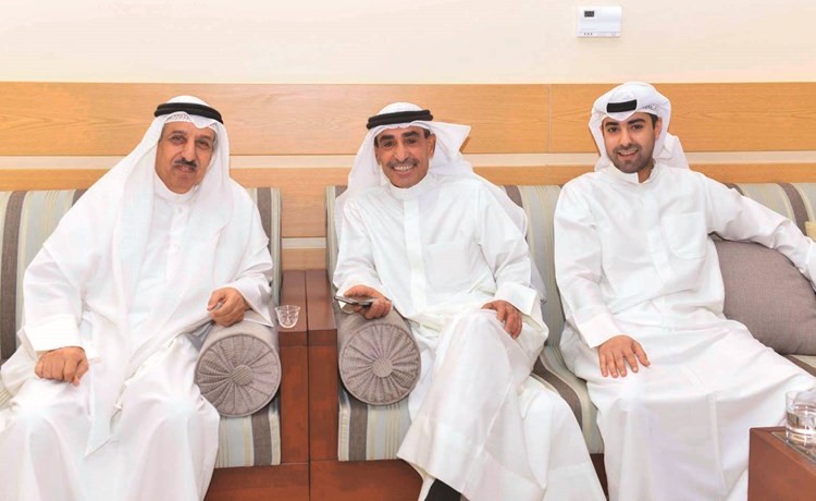 الشيخ داود السلمان مع أنور وناصر الفضالة﻿