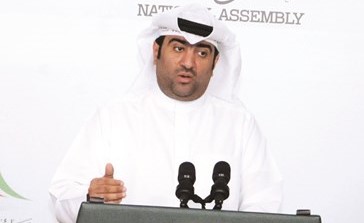 خالد الروضان في مجلس الأمة أمس﻿
