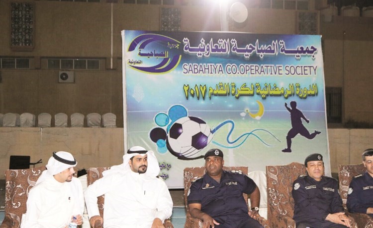  الشمري خلال ختام البطولة الرمضانية﻿