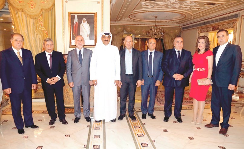 سفير قطر في لبنان علي بن حمد المري يقيم مأدبة افطار بحضور عدد من الوزراء والنواب	(محمود الطويل)﻿