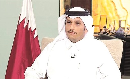 وزير الخارجية القطري الشيخ محمد بن عبدالرحمن آل ثاني﻿