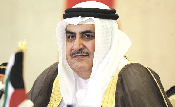 وزير خارجية البحرين الشيخ خالد بن احمد خليفة﻿