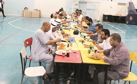 جانب من الافطارالجماعي ﻿