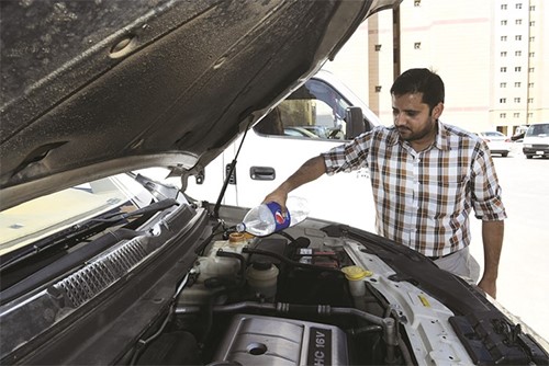 تزويد السيارات بالمياه