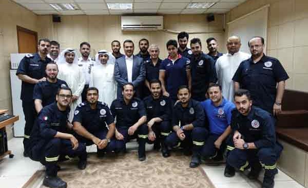 الحربي تفقد مركز اسعاف مبارك الكبير وافطر مع منتسبيه