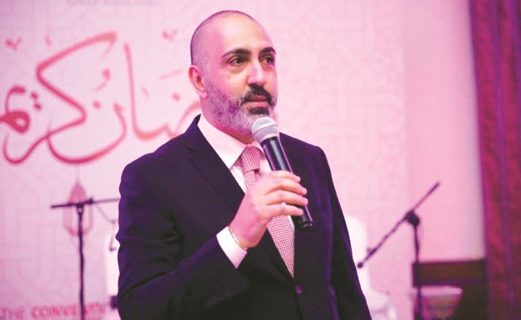 علي حداد يلقي كلمته﻿