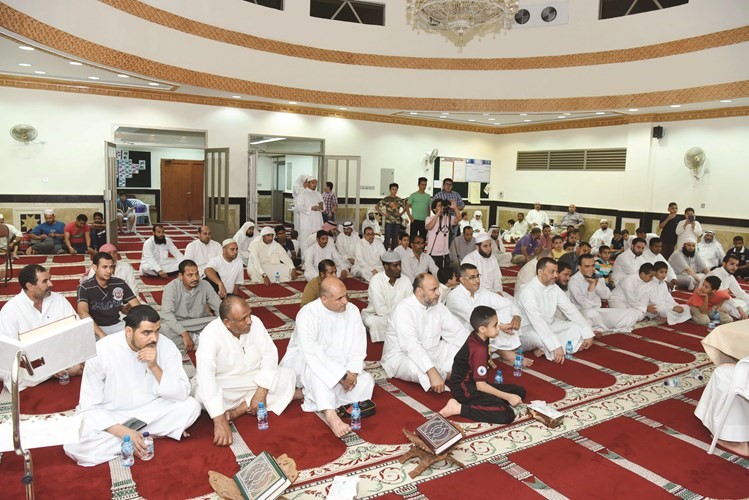 حضور شمل أبناء المنطقة وما جاورها في حفل ختام المسابقة﻿