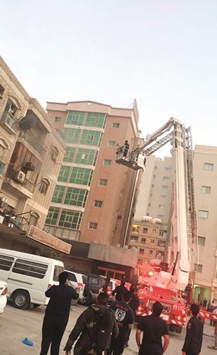 اخماد حريق مشغل الفروانية ﻿