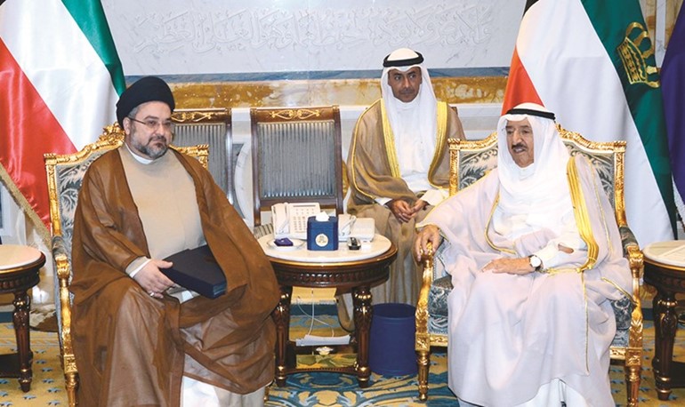 صاحب السمو الأمير خلال استقباله د.إبراهيم محمد بحر العلوم﻿