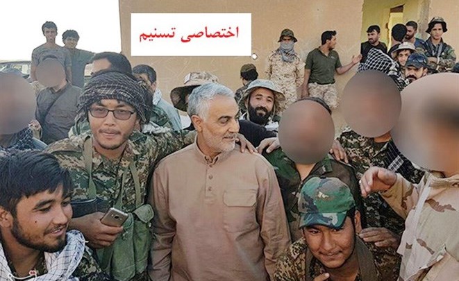 صورة نشرتها وكالة تسنيم لقاسم سليماني ﻿