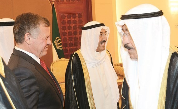 الشيخ فيصل السعود مرحبا بملك الأردن﻿