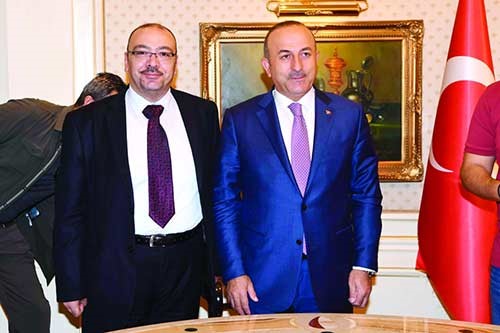وزير الخارجية التركي من الكويت: جهود الأمير مقدّرة في حل الأزمة الخليجية