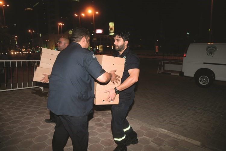 توزيع وجبات سحور ﻿
