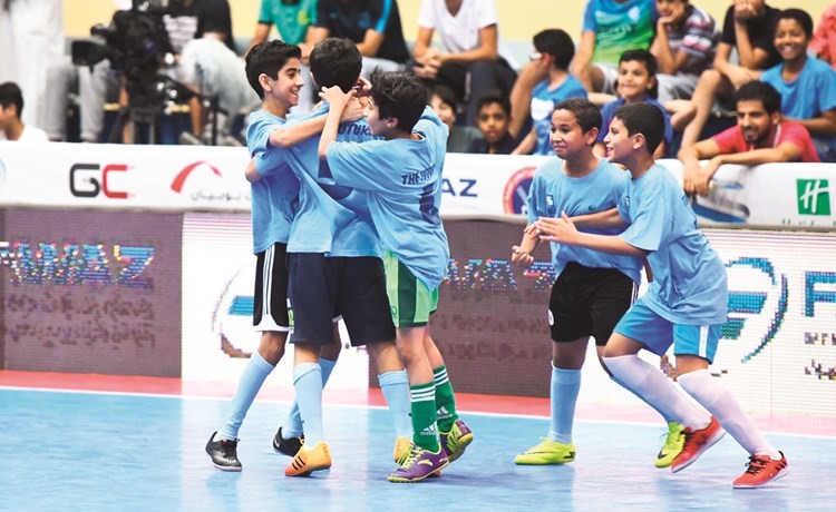 فرحة البراعم بالفوز والتأهل ﻿