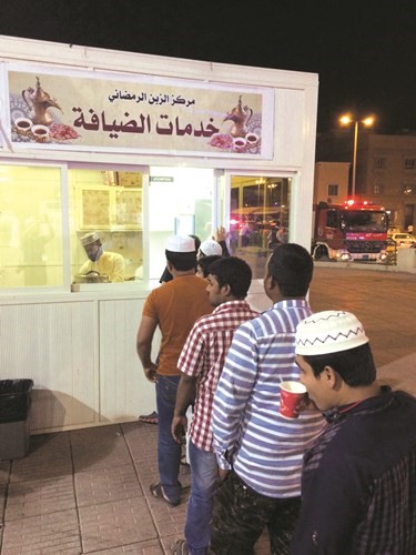 خدمات الضيافة في مركز الزبن الرمضاني﻿