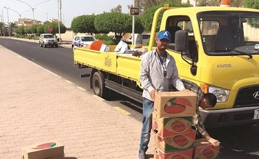 جانب من الخضراوات المتلفة﻿