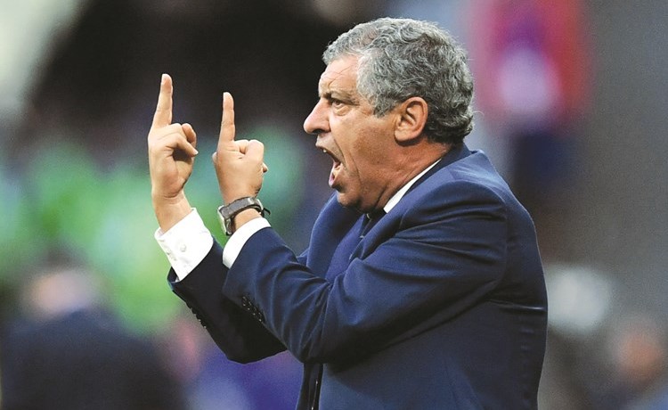 غضب مدرب البرتغال (أ.ف.پ)﻿