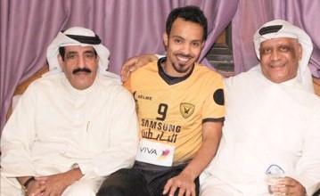رجل الأعمال خالد السويلم مع النجم فتحي كميل وأحمد عجب﻿