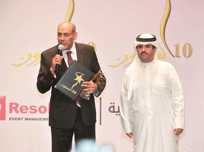 النجم احمد بدير يشكر الكويت بعد تكريمه﻿