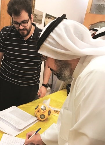 الشيخ طلال الفهد حضر الجمعية العمومية ﻿