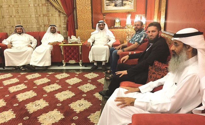 د. محمد الطبطبائي مستقبلا مفتي السنجق في صربيا والجبل الأسود عبدالرحمن كويوفتش	﻿