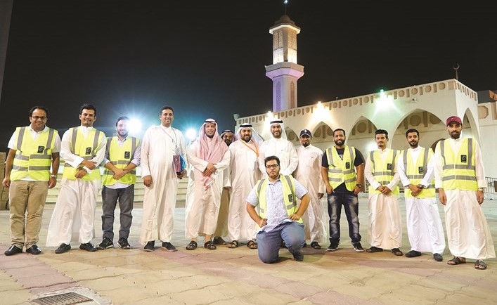متطوعو زين مع إدارة مسجد جابر العلي ﻿