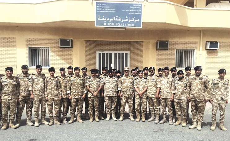 اليوسف متوسطا رجال الحدود في مركز الرديفة ﻿
