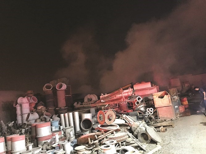 من حريق أمغرة﻿