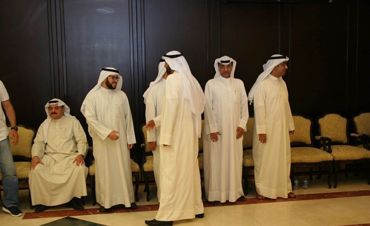جانب من المهنئين بالعيد﻿