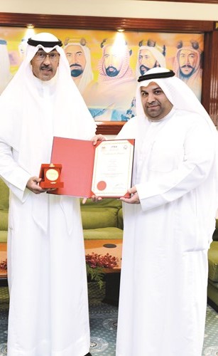  الشيخ فواز الخالد والمخترع م.عادل الوصيص﻿