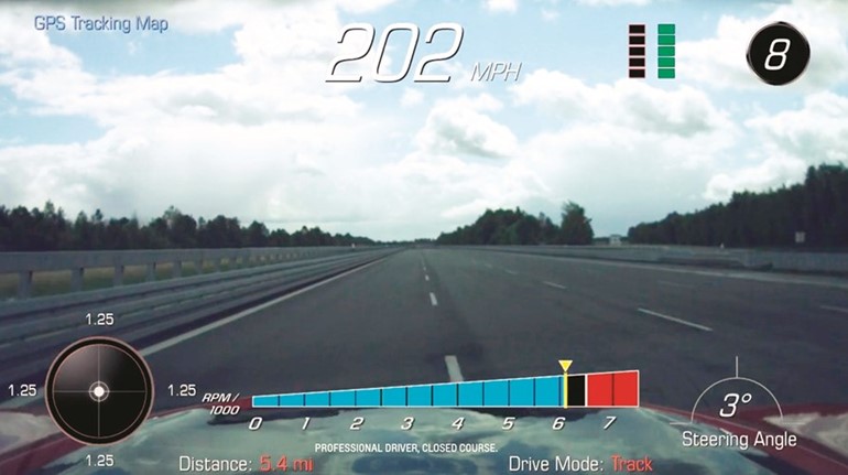 سرعة ZL1 تجاوزت 200 ميل/س (321 كلم/س)﻿