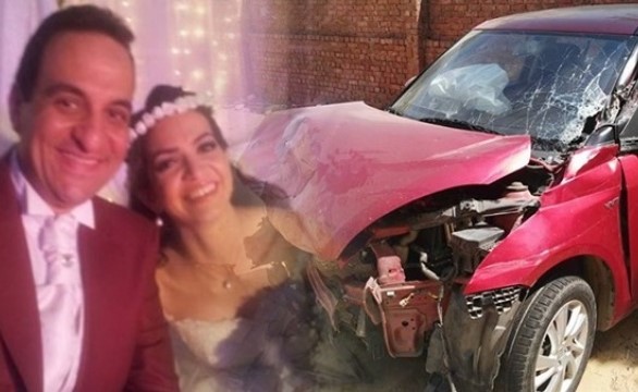 بالصور.. زوجة وابنة فنان مصري تنجوان من الموت