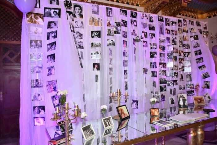 بالصور.. إعلامي شهير يقيم عيد ميلاد لزوجته الفنانة بعد رحيلها ب 15 سنة