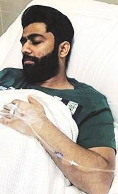 خالد بوصخر في المستشفى﻿