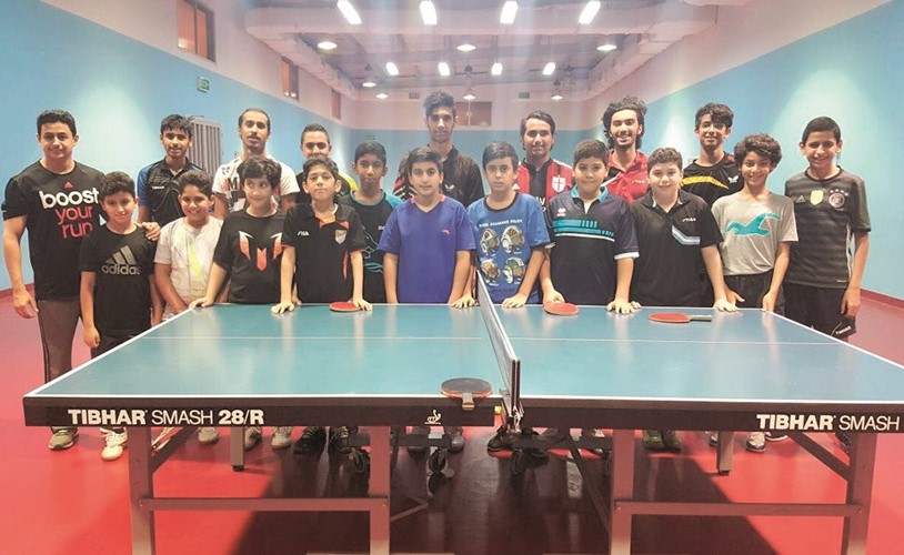 لاعبو المنتخب قبل التدريب ﻿