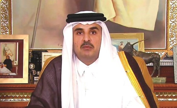 أمير قطر صاحب السمو الشيخ تميم بن حمد آل ثاني	(الجزيرة نت)