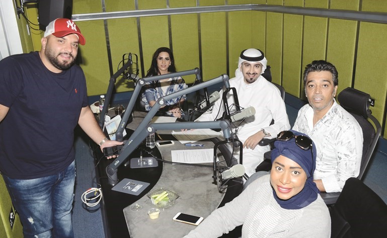مشاعل وعصام في استديو القايلة﻿