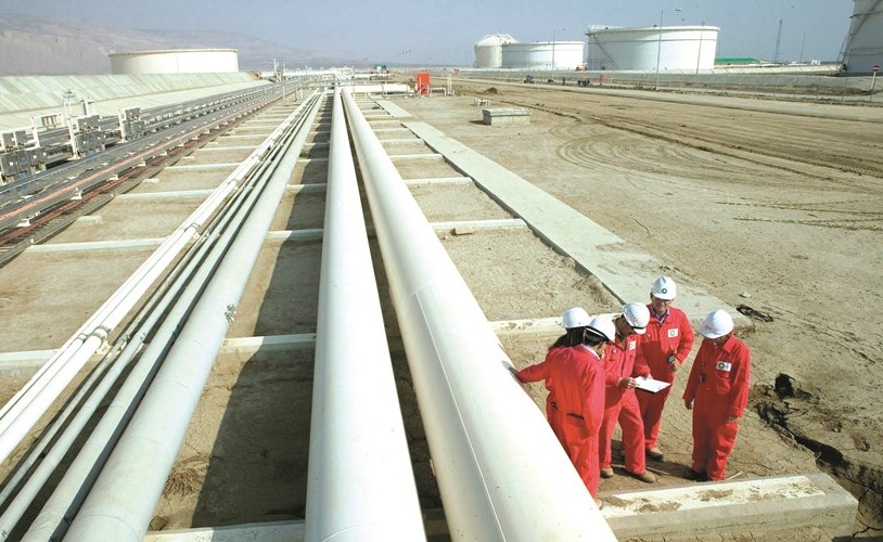 أحد خطوط نقل النفط الخام في أوروبا﻿